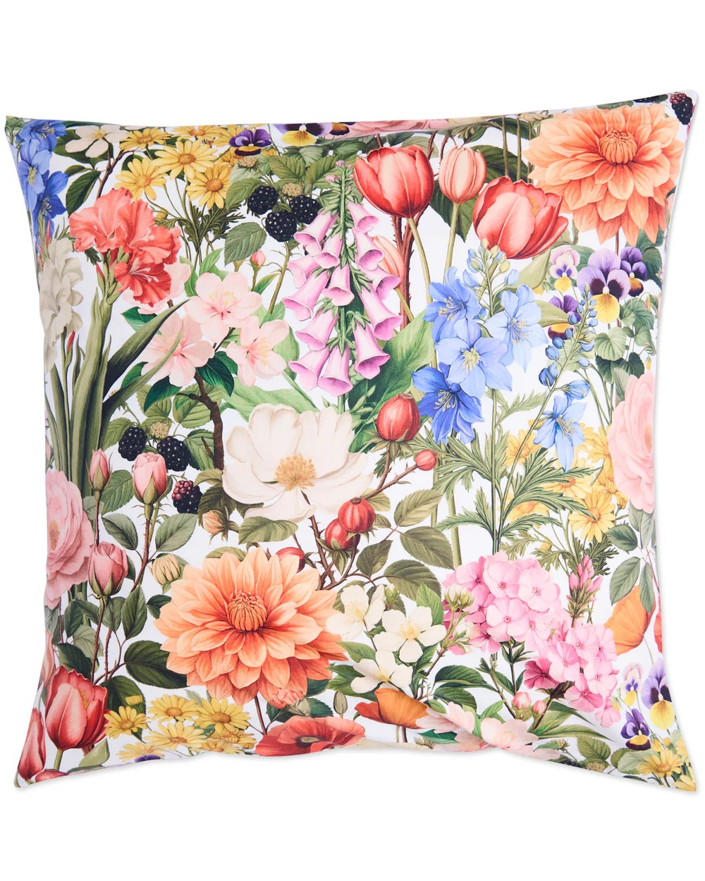 KIP & CO COTTON GARDEN ORGANIC COTTON EUROPEAN PILLOWCASES