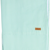 KIP & CO TARRAGON STRIPE ORGANIC COTTON FLAT SHEET KING