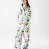 KIP & CO BOUQUE-BEAUTY STRIPE ADULT FLANNELETTE LONG SLEEVE SHIRT & PANT PYJAMA SET SIZE 12