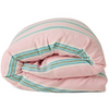 KIP & CO TICKLED PINK STRIPE LINEN QUILT COVER KING 