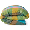 KIP & CO SORBET TARTAN LINEN QUILT COVER QUEEN