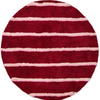 KIP & CO RUBY ROSE STRIPE ROUND BATH MAT ONE SIZE