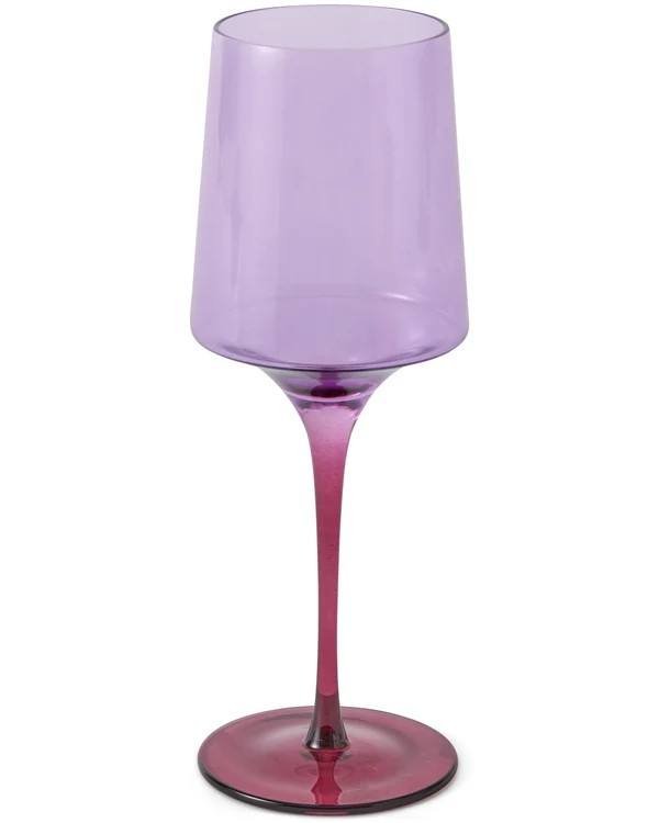 KIP & CO LILAC VINO GLASS 2P SET ONE SIZE