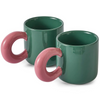 KIP & CO BASIL COFFEE CUP 2P SET ONE SIZE