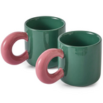 KIP & CO BASIL COFFEE CUP 2P SET ONE SIZE