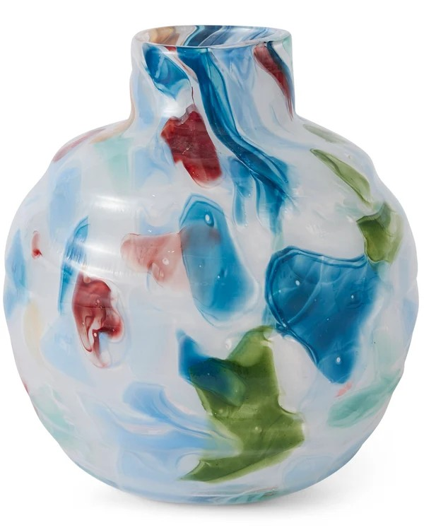 KIP & CO SWIRL PORTOFINO ROUND VASE ONE SIZE