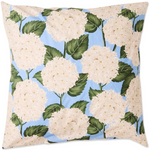 KIP & CO HYDRANGEA BLUE ORGANIC COTTON EUROPEN PILLOWCASES 2P SET