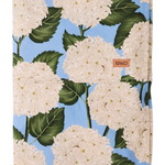 KIP & CO HYDRANGEA BLUE ORGANIC COTTON FLAT SHEET QUEEN