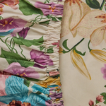 KIP & CO BELLE FLORAL ORGANIC COTTON FITTED SHEET KING
