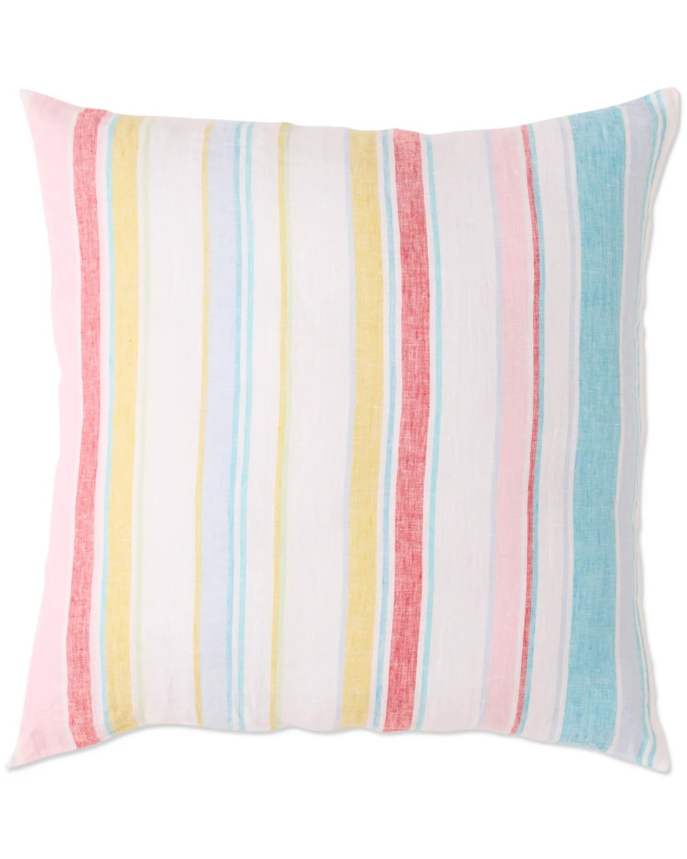 KIP & CO BELLISSIMO STRIPE LINEN EUROPEAN PILLOWCASES 2P SET