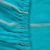 KIP & CO AEGEAN STRIPE LINEN FLAT SHEET KING