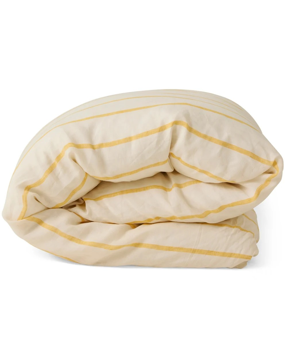 KIP & CO POPCORN STRIPE LINEN QUILT COVER KING