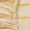KIP & CO POPCORN STRIPE LINEN FITTED SHEET QUEEN