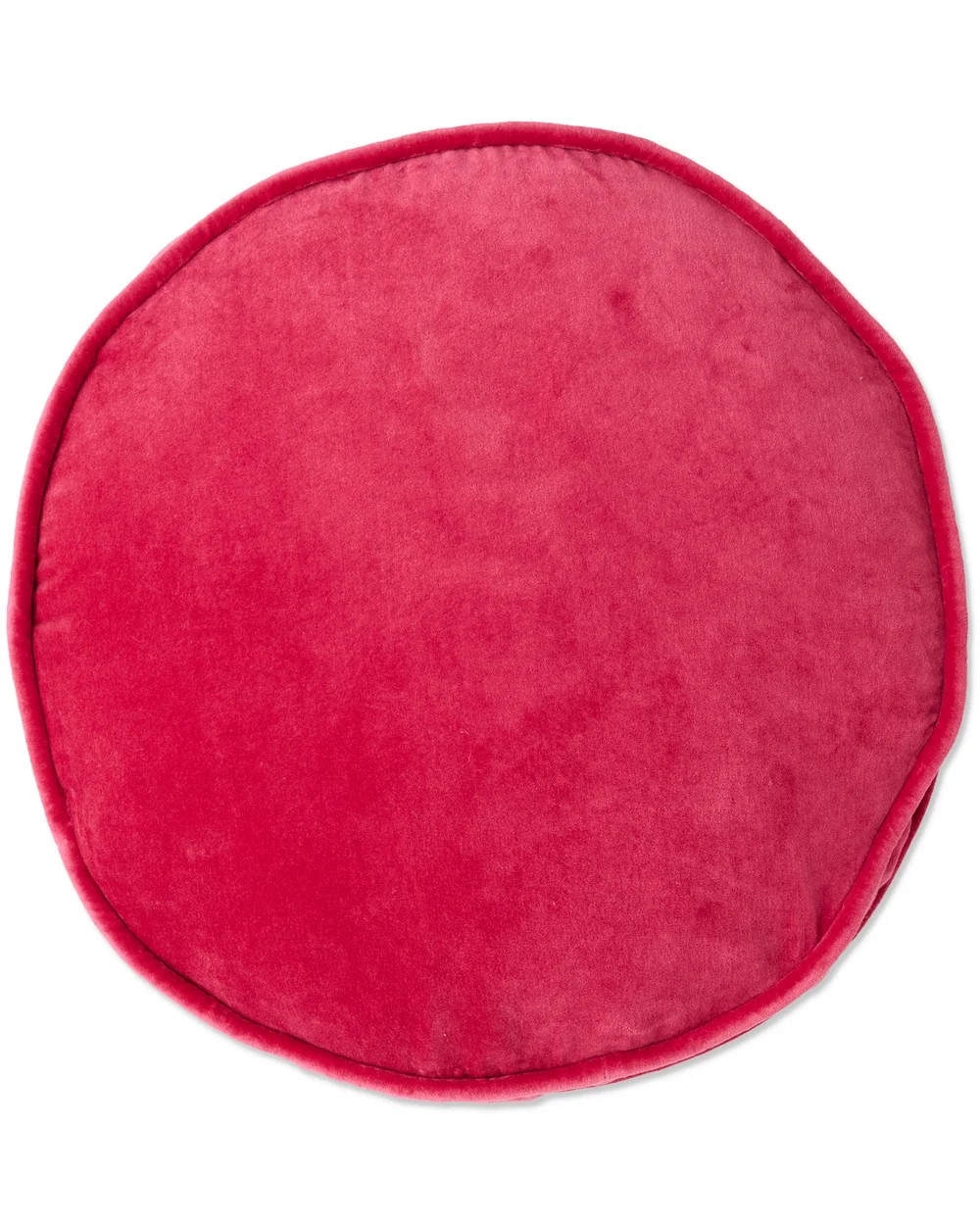 KIP & CO RHUBARB VELVET PEA CUSHION ONE SIZE 