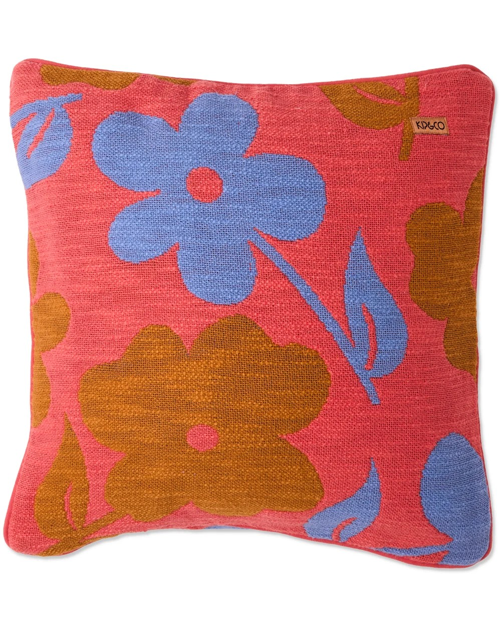 KIP & CO FLORA WOVEN CUSHION ONE SIZE