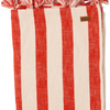 KIP & CO ROMA RED WOVEN STRIPE THROW ONE SIZE