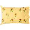 KIP & CO SUNFLOWER DELIGHT EMBROIDED COTTON PILLOWCASE 1 PIECE