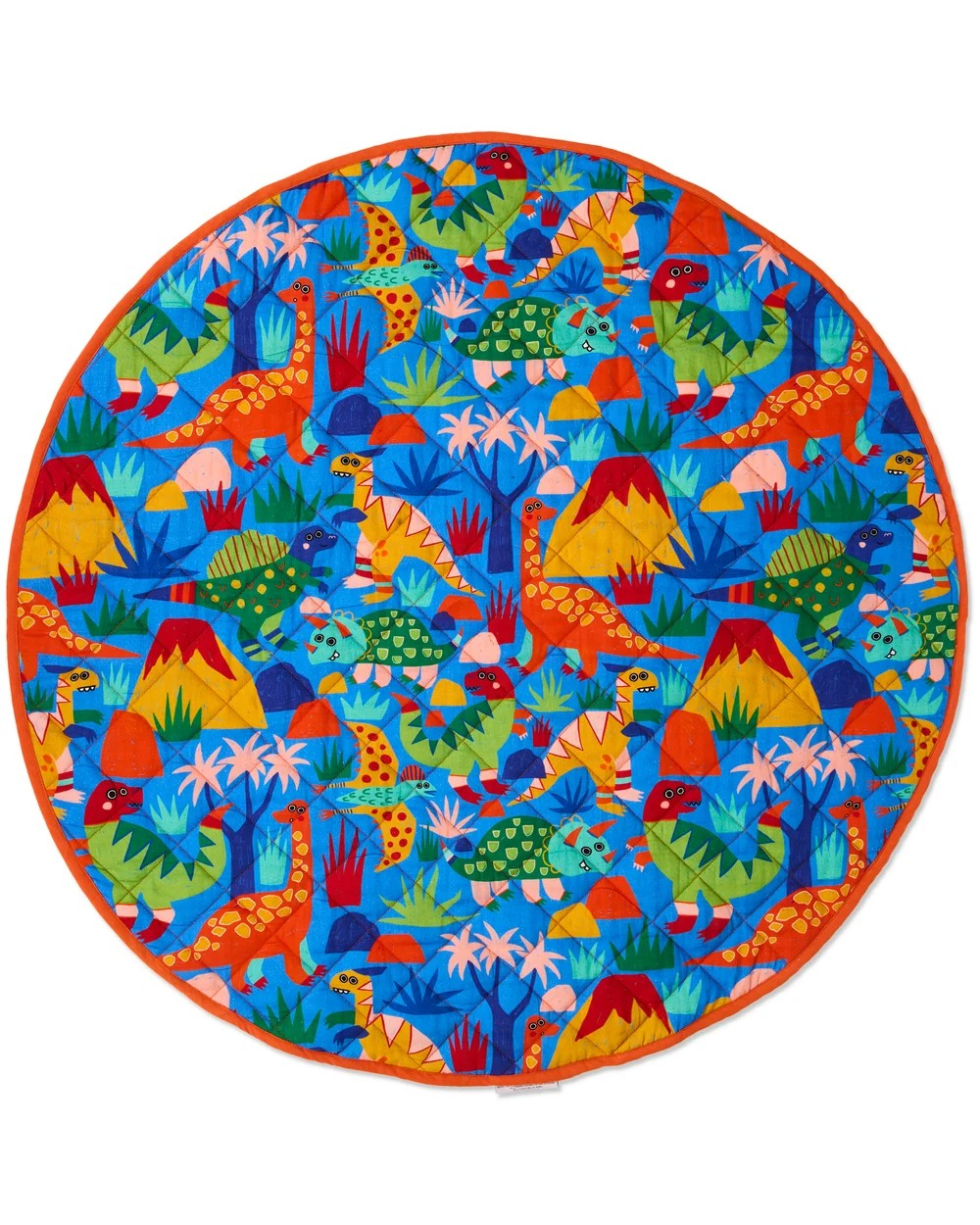 KIP & CO DINOSAUR ROAR BABY QUILTED PLAY MAT ONE SIZE