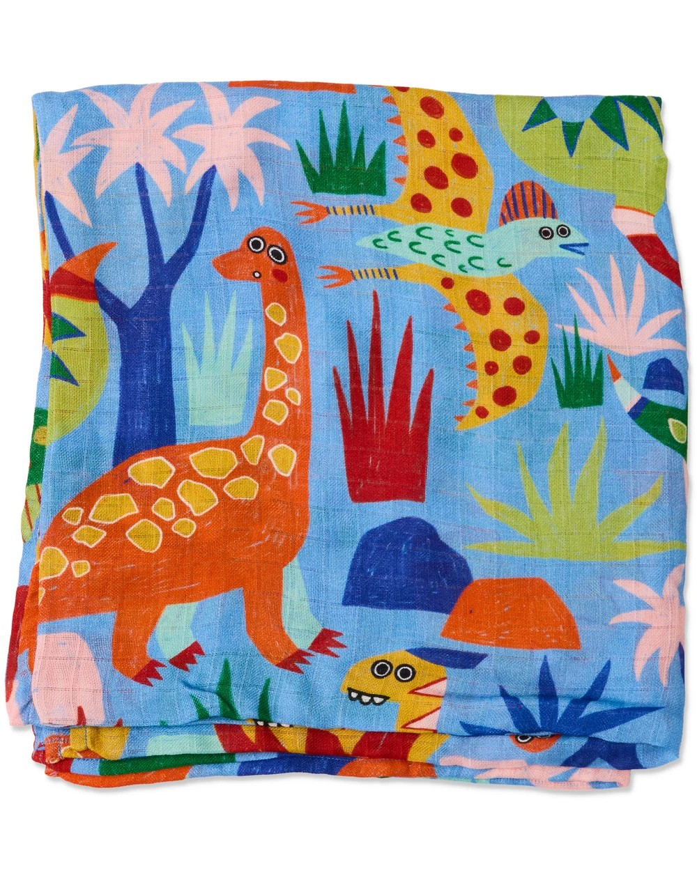 KIP & CO DINOSAUR ROAR BAMBOO SWADDLE ONE SIZE