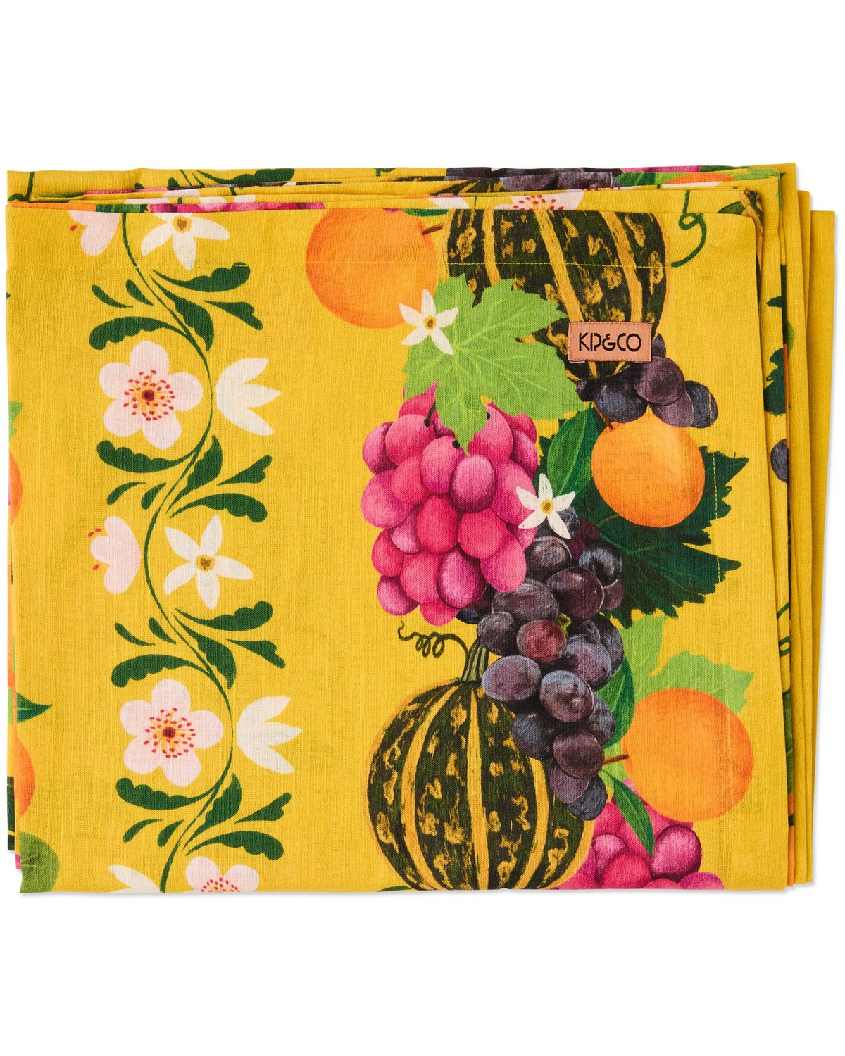 KIP & CO GARDEN OF PLENTY TABLECLOTH STANDARD RECTANGULAR