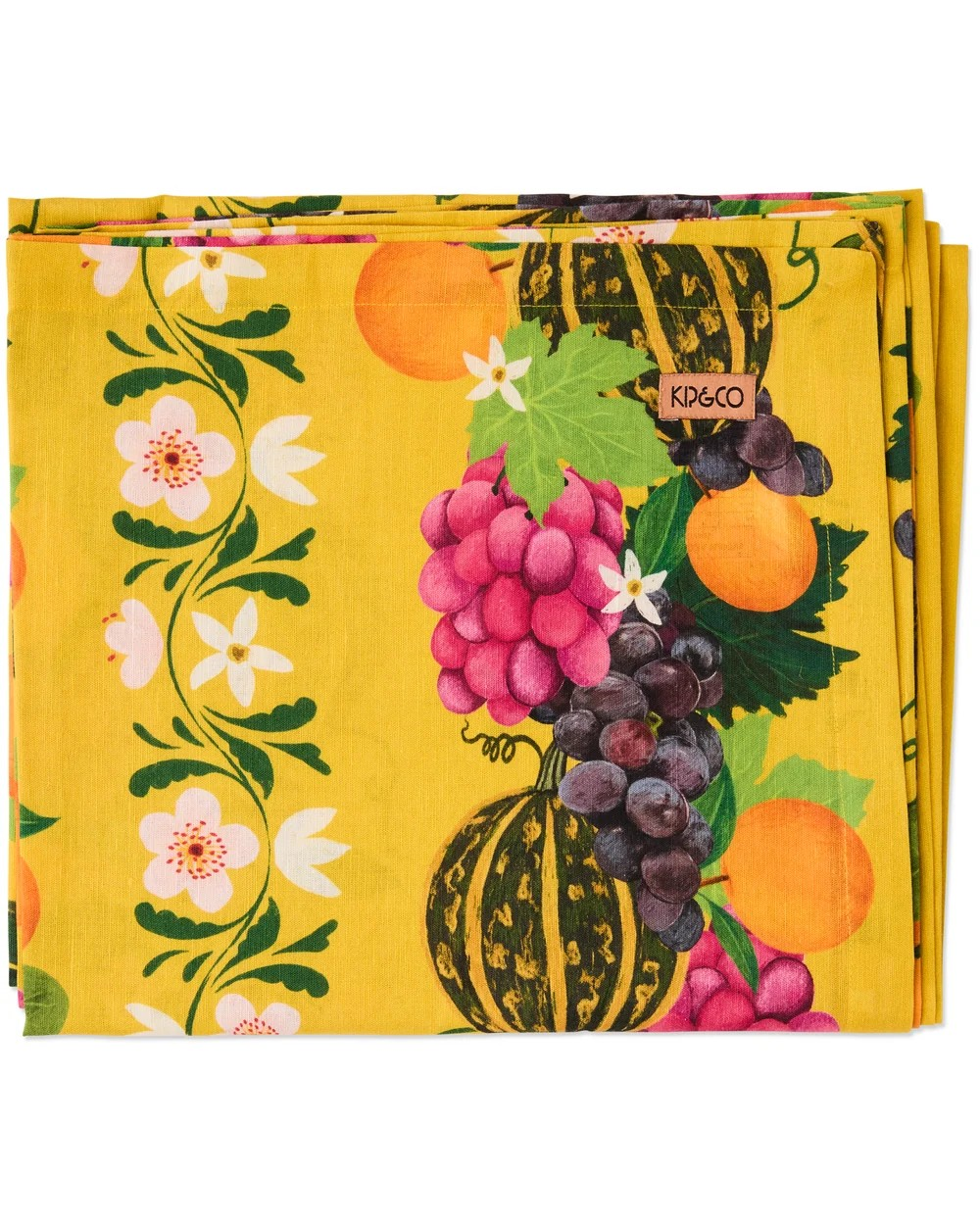 KIP & CO GARDEN OF PLENTY TABLECLOTH LARGE RECTANGULAR