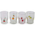 KIP & CO FRUITY TUMBLER GLASS 4P SET ONE SIZE