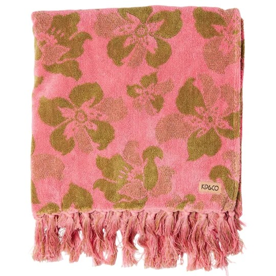 KIP & CO BLOOM TERRY BATH SHEET ONE SIZE