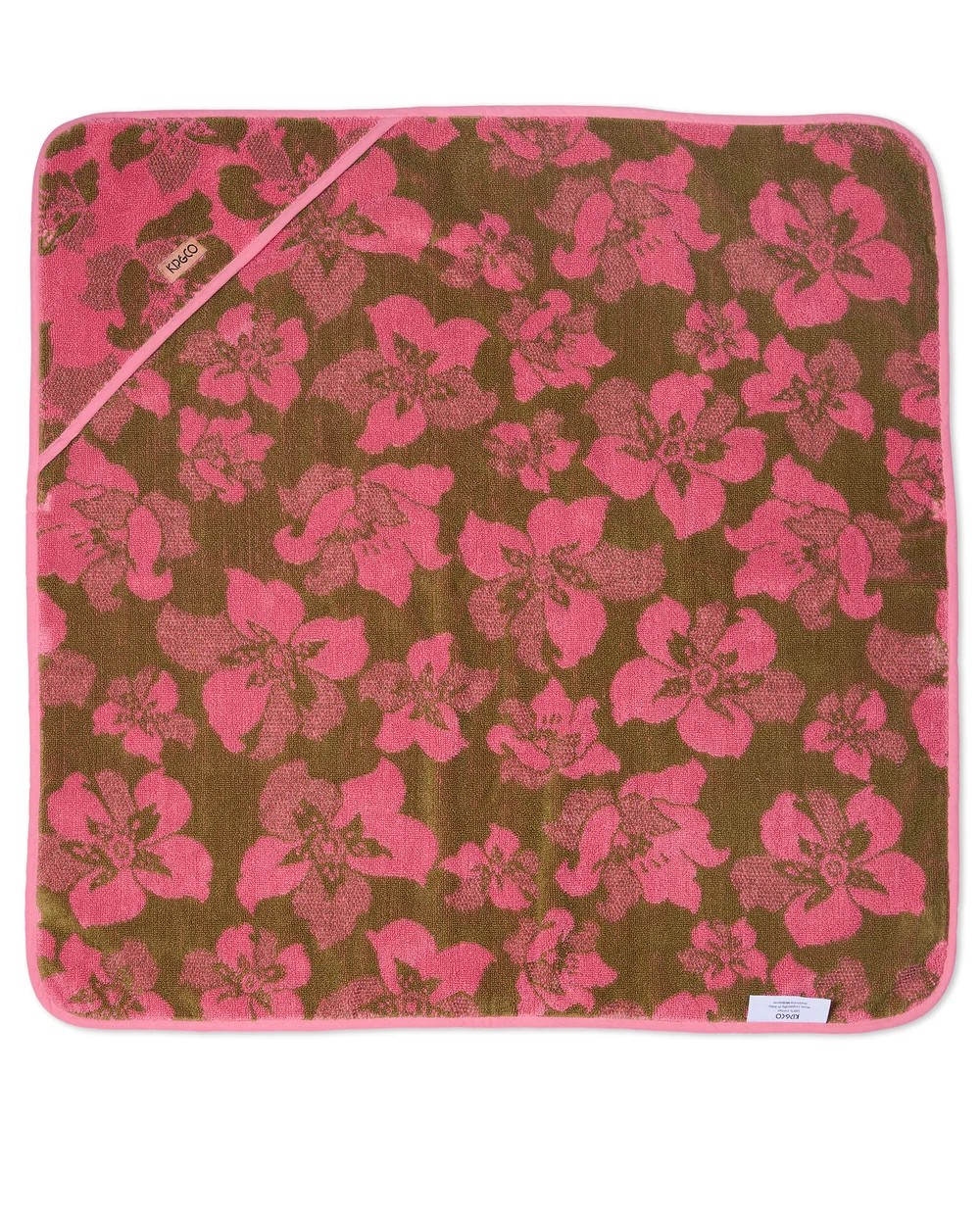 KIP & CO BLOOM TERRY BABY TOWEL ONE SIZE