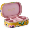 KIP & CO PRETTY PANSY TRAVEL VELVET JEWELRY BOX ONE SIZE