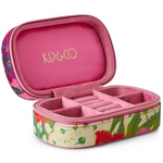 KIP & CO AUSTRALIAN BUSH BLOSSOM TRAVEL VELVET JEWELLERY BOX ONE SIZE