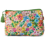 KIP & CO ALFRESCO QUILTED COTTON TOILETRY PURSE ONE SIZE