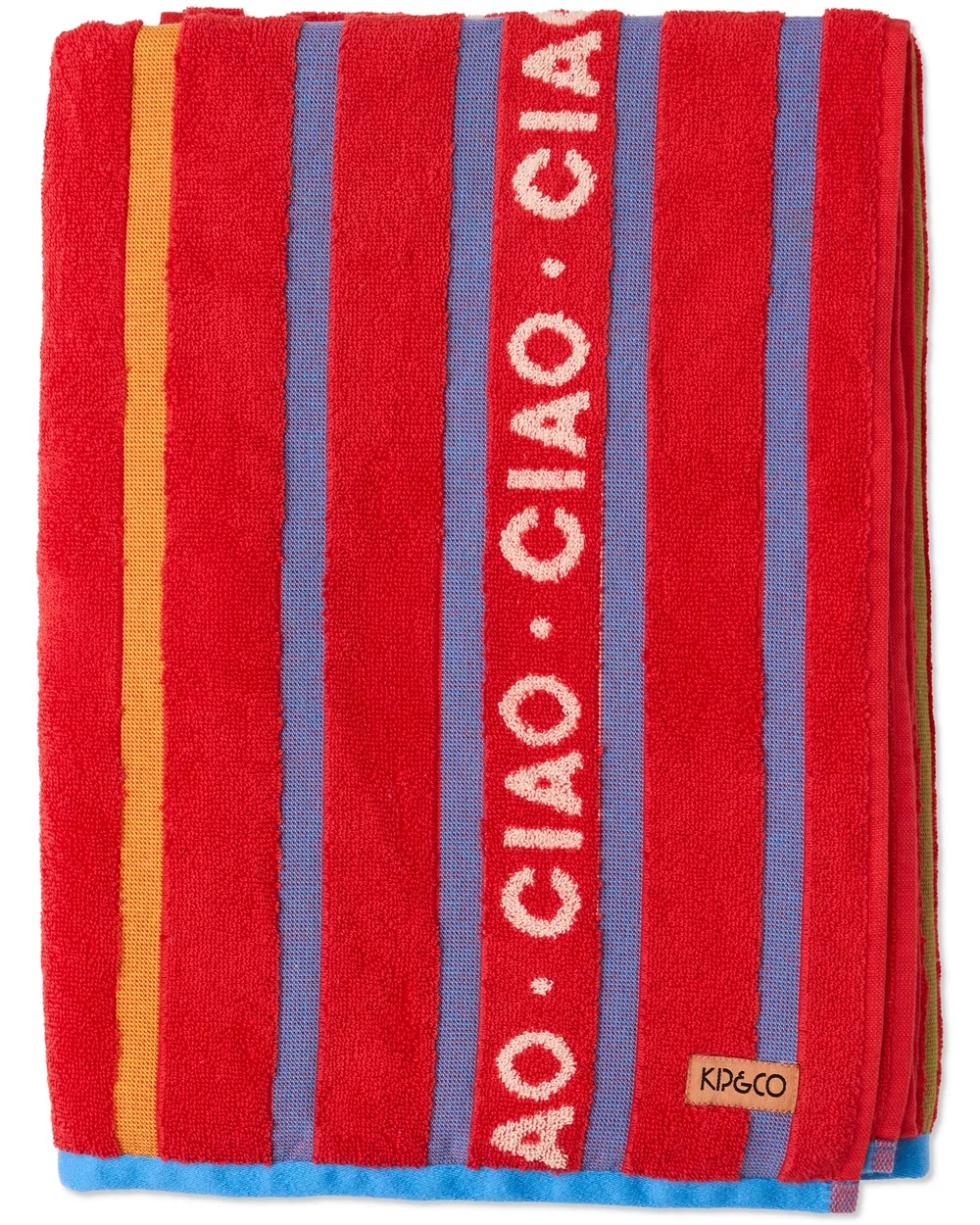 KIP & CO CIARO STRIPE TERRY BEACH TOWEL ONE SIZE