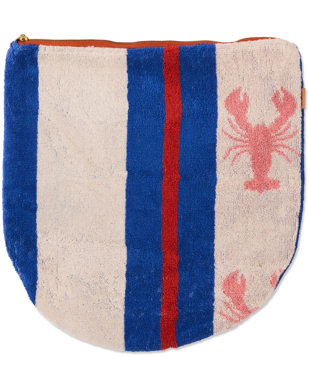 KIP & CO LOBSTER FAN CLUB TERRY BEACH CARRY ALL POUCH ONE SIZE 