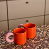 KIP & CO RED MUG 2P SET ON SIZE