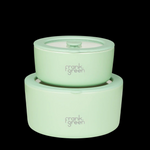 FRANK GREEN SET 2 PORCELAIN BOWLS MINT GELATO