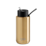 FRANK GREEN 34OZ GOLD/ BLACK DRINK BOTTLE 