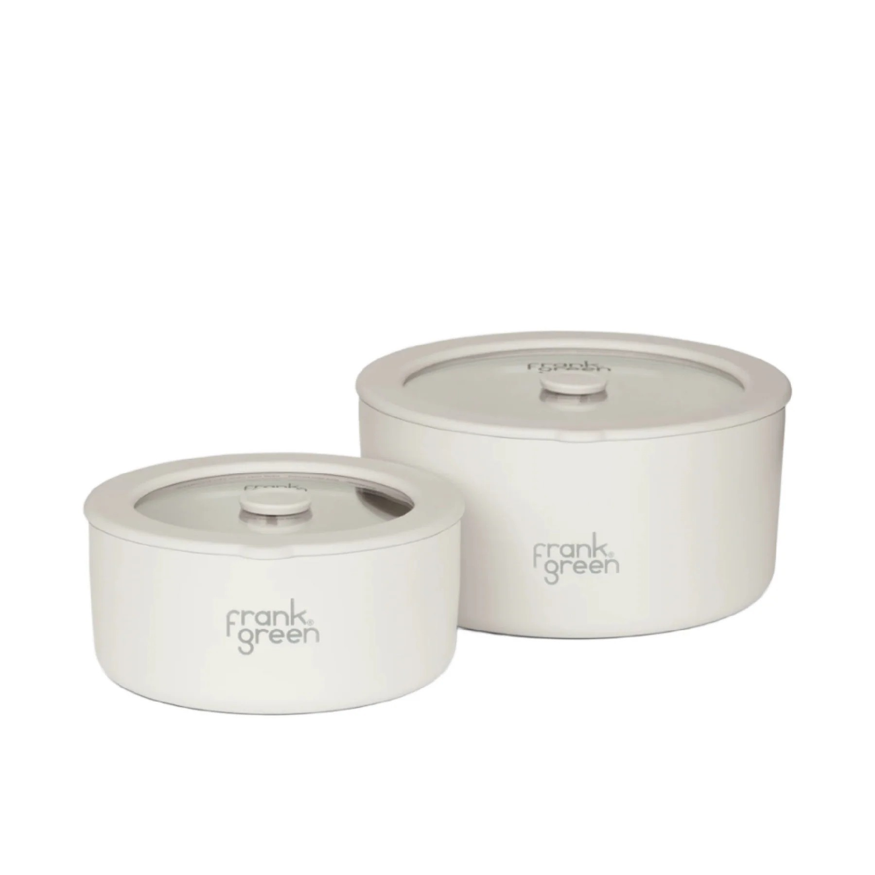 STAINLESS STEEL BOWLS TWO PACK FRANK GREEN
