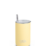 FRANK GREEN ICED COFFEE CUP WITH STRAW 15OZ BUTTERMILK