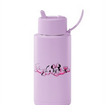 FRANK GREEN 34OZ MINNIE AND PLUTO LILAC HAZE WATER BOTTLE