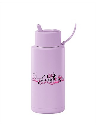 FRANK GREEN 34OZ MINNIE AND PLUTO LILAC HAZE WATER BOTTLE