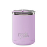 12OZ CERAMIC COFFEE CUP HINGED LID LILAC HAZE