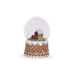 GINGERBREAD TRAIN SNOW GLOBE