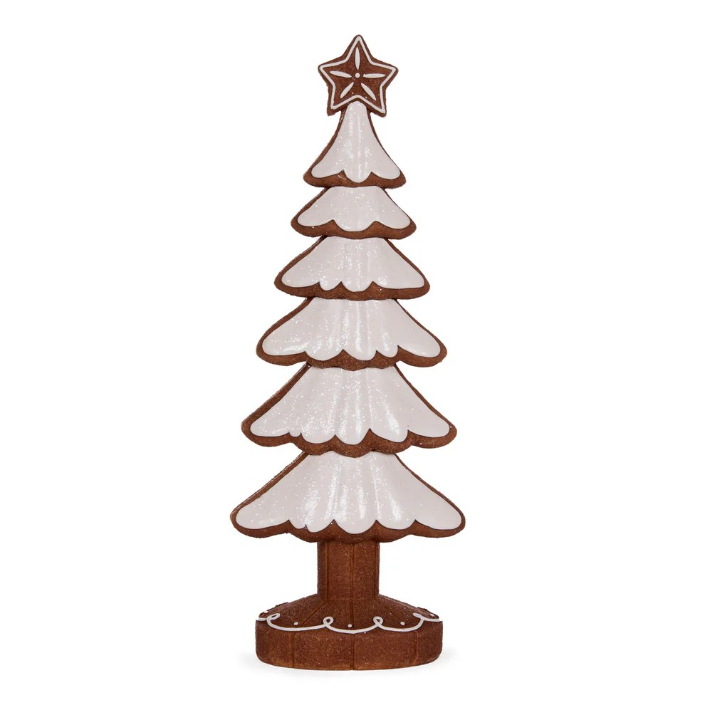 38.5CM ICED GINGERBREAD TREE