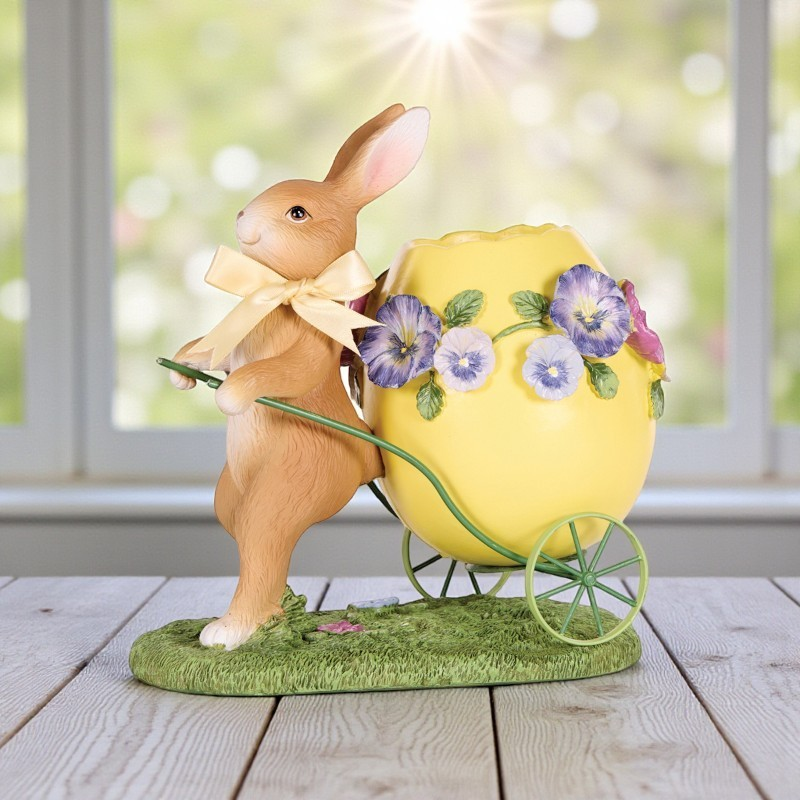 MR FIELDS PANSY EGG CART EASTER