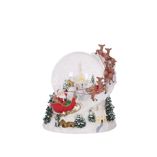 SANTAS SLEIGH GLOBE