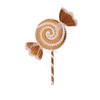 LARGE LACE GINGERBREAD LOLLY PICK