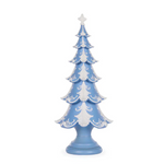 BLUE AND WHITE LAYERED TREE 30.5 CM