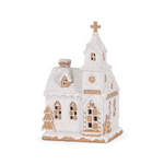 CHURCH GINGERBREAD LED HOLLY & IVY