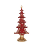 RED LAYERED TREE 30.5 CM