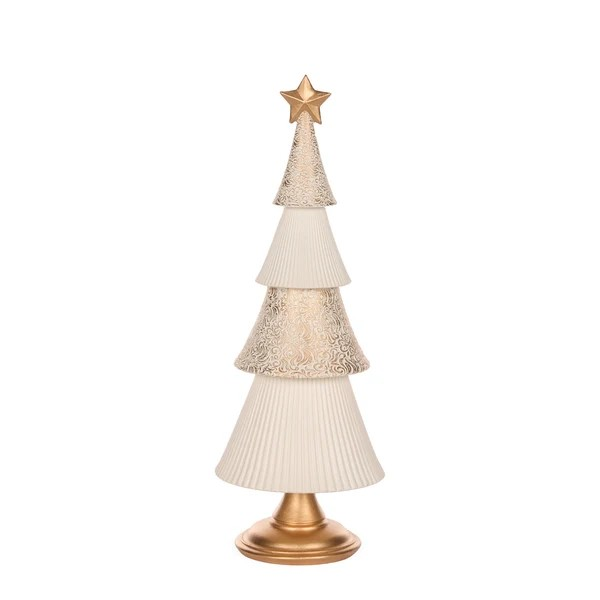 GOLD & IVORY 41 CM LAYERED TREE